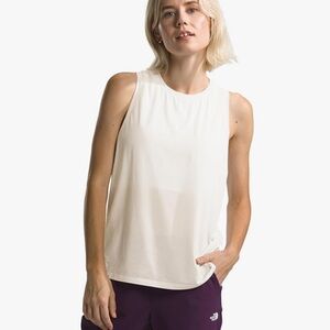 NWT- THE NORTH FACE Women's Wander Slitback Tank- White Dune. Size 3X